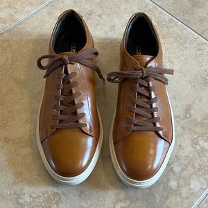 Like-new Allen Edmonds Canal Court Leather Sneakers - 9D